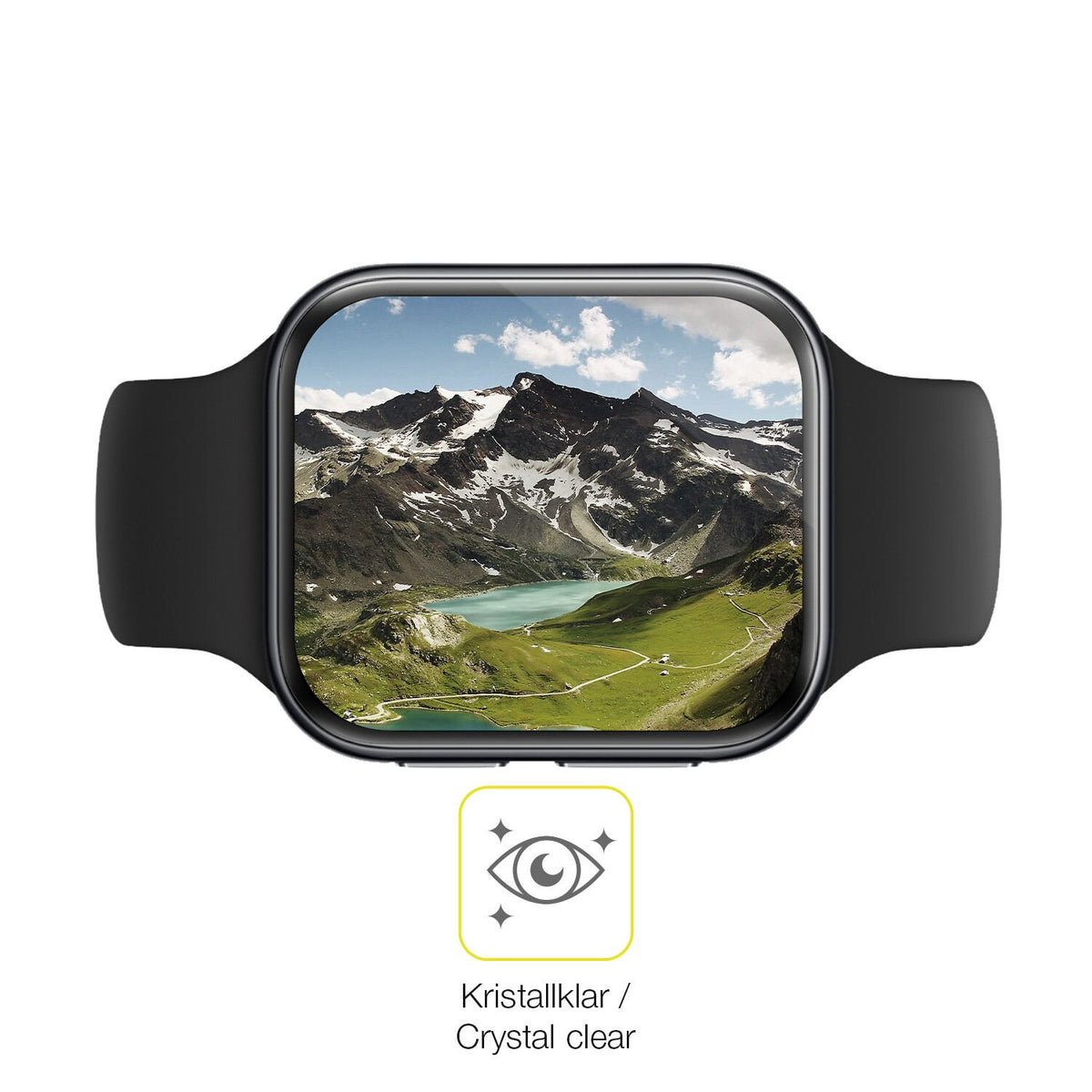 2x 3D Full Cover Schutzfolie für OPPO Watch 3