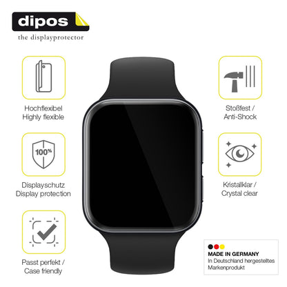 2x 3D Full Cover Schutzfolie für OPPO Watch 3