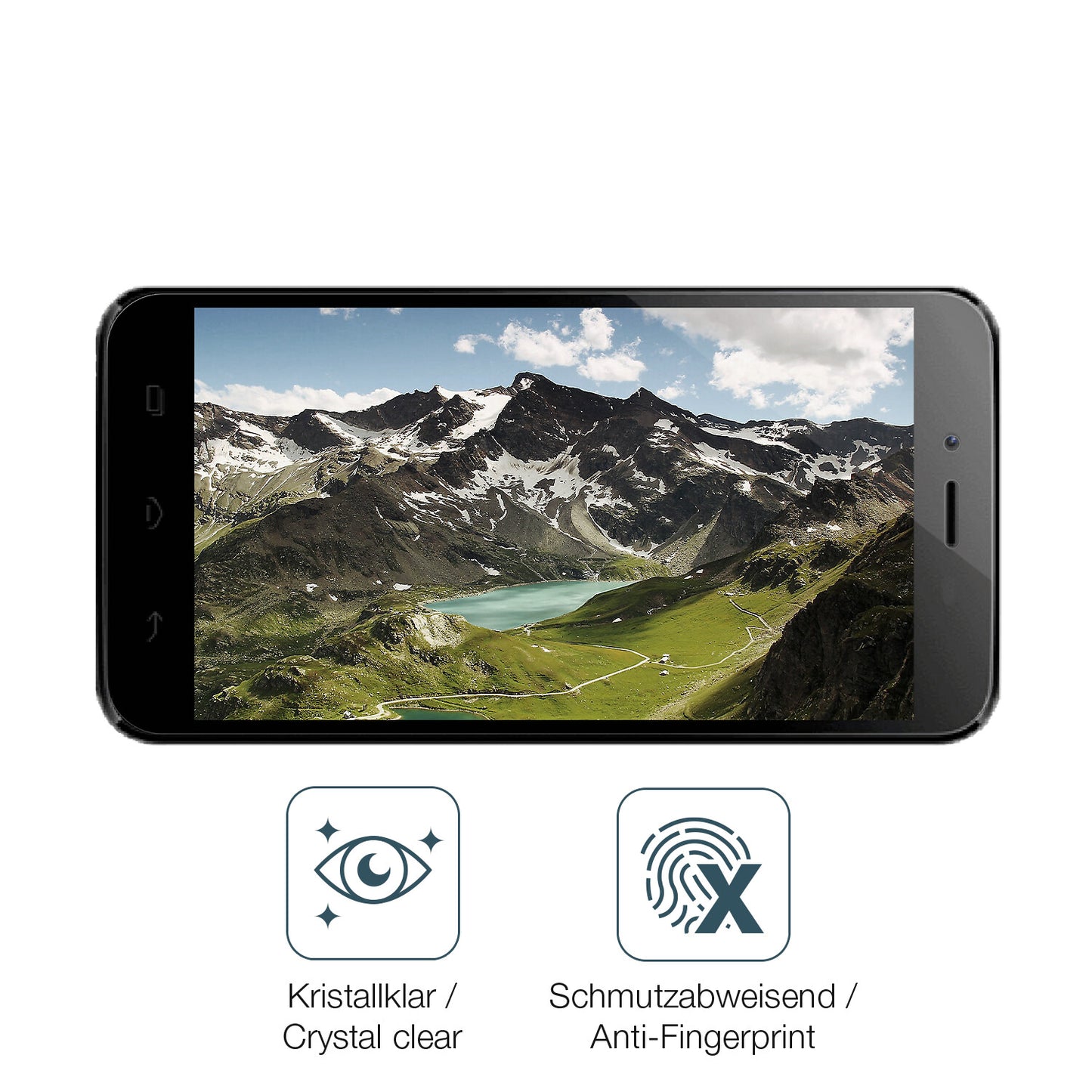2x 9H Schutzfolie für Bmobile AX1078 Panzerfolie