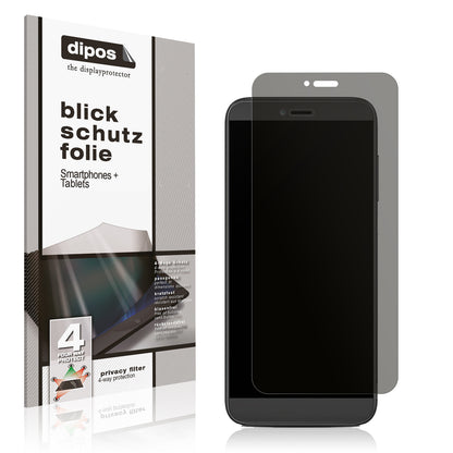 Blickschutzfolie für Coolpad Legacy S matt Schutzfolie Privacy