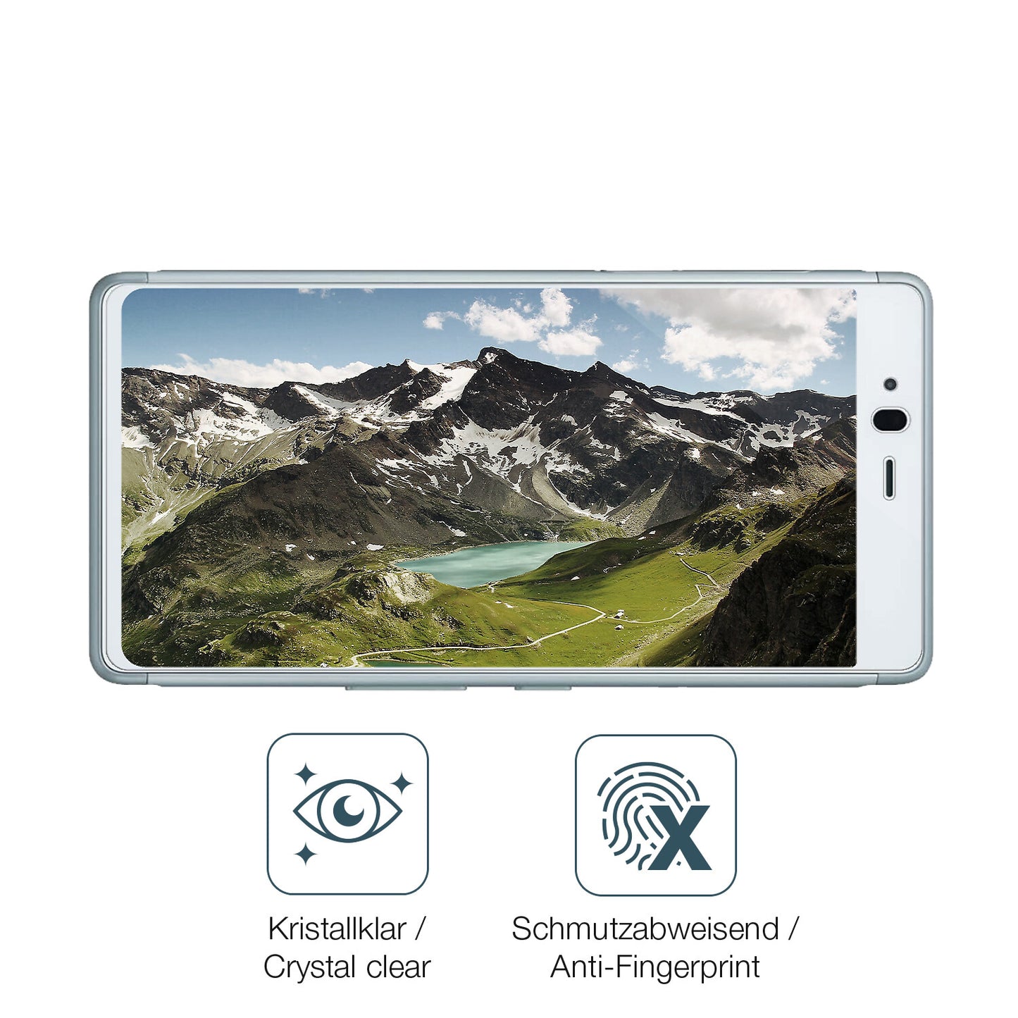 2x 9H Schutzfolie für Fujitsu Arrows SV F-03H Panzerfolie