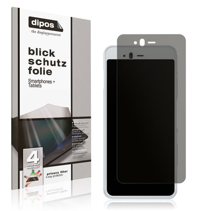 Blickschutzfolie für Fujitsu Arrows Be F-04K matt Schutzfolie Privacy