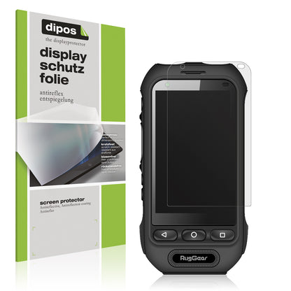 2x Schutzfolie matt für RugGear RG360 Display-Schutzfolie