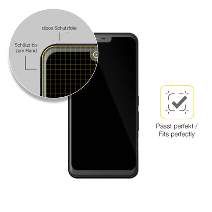2x 3D Full Cover Schutzfolie für Fujitsu Arrows U