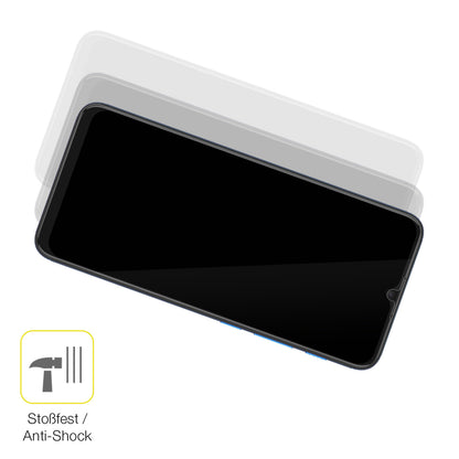 2x 3D Full Cover Schutzfolie für MOTOROLA Moto E7 Power