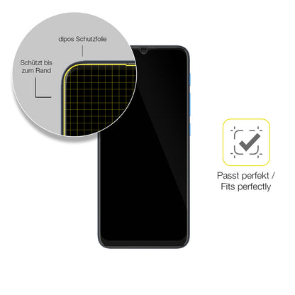 2x 3D Full Cover Schutzfolie für MOTOROLA Moto E7 Power