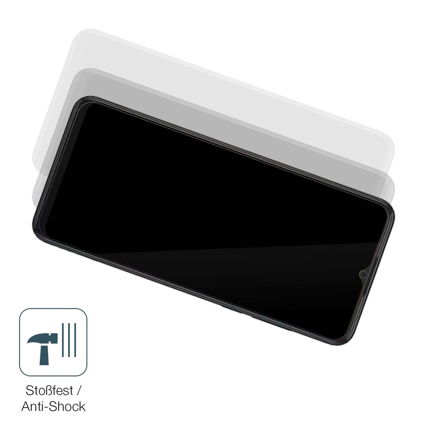 2x 9H Schutzfolie für SHARP Aquos V6 Panzerfolie
