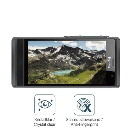 2x 9H Schutzfolie für Hytera PNC 550 Panzerfolie