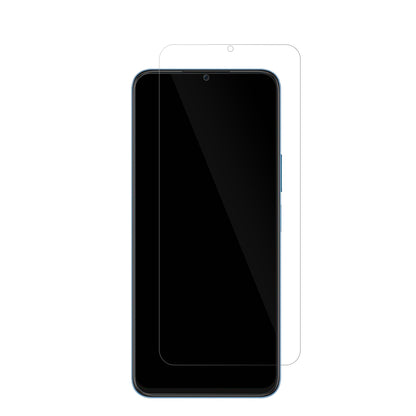 HonorX8 5G mit aufgebrachter dipos Displayschutzfolie, glasklare Darstellung ohne Einschränkungen