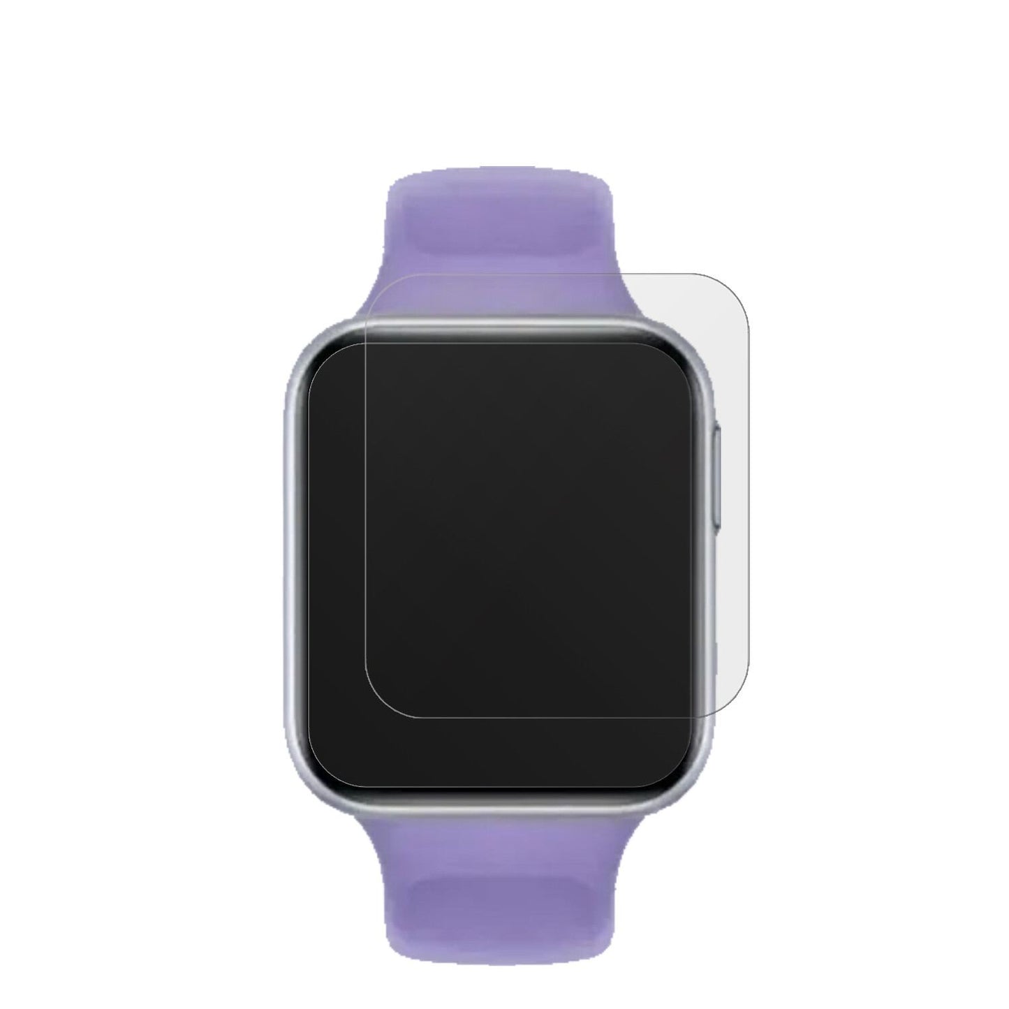 OppoWatch SE mit aufgebrachter dipos Displayschutzfolie, die lästige Fingerabdrücke minimiert
