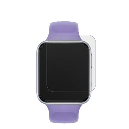 OppoWatch SE mit aufgebrachter dipos Displayschutzfolie, die lästige Fingerabdrücke minimiert