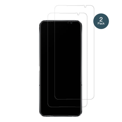 ASUSROG Phone 6D mit aufgebrachter dipos Panzerfolie, die lästige Fingerabdrücke minimiert