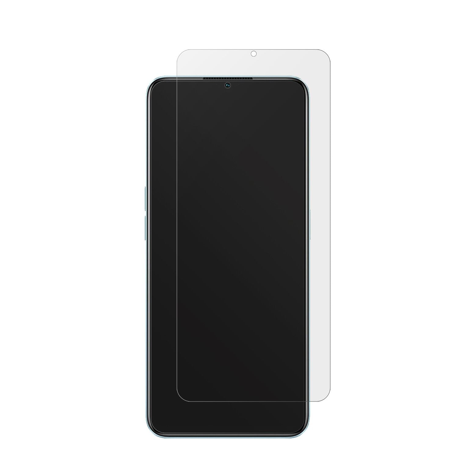 OPPOA78 mit aufgebrachter dipos Displayschutzfolie, die lästige Fingerabdrücke minimiert