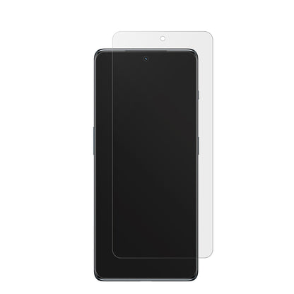 OnePlus11R mit aufgebrachter dipos Displayschutzfolie, die lästige Fingerabdrücke minimiert