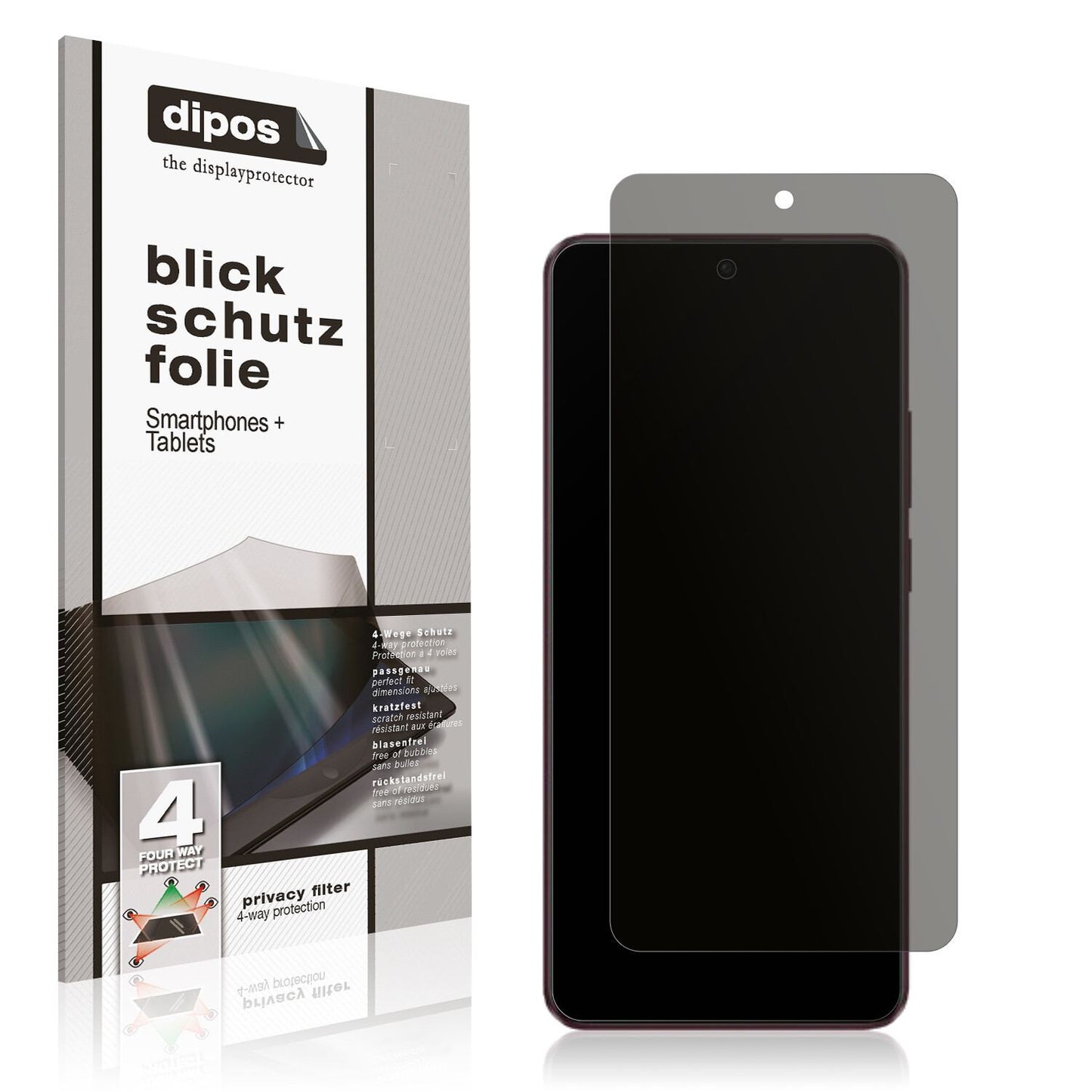 Blickschutzfolie für Oppo F25 Pro matt Schutzfolie Privacy