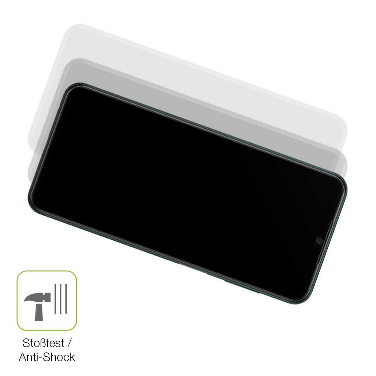 2x Full Cover Schutzfolie matt für Samsung Galaxy M13 5G
