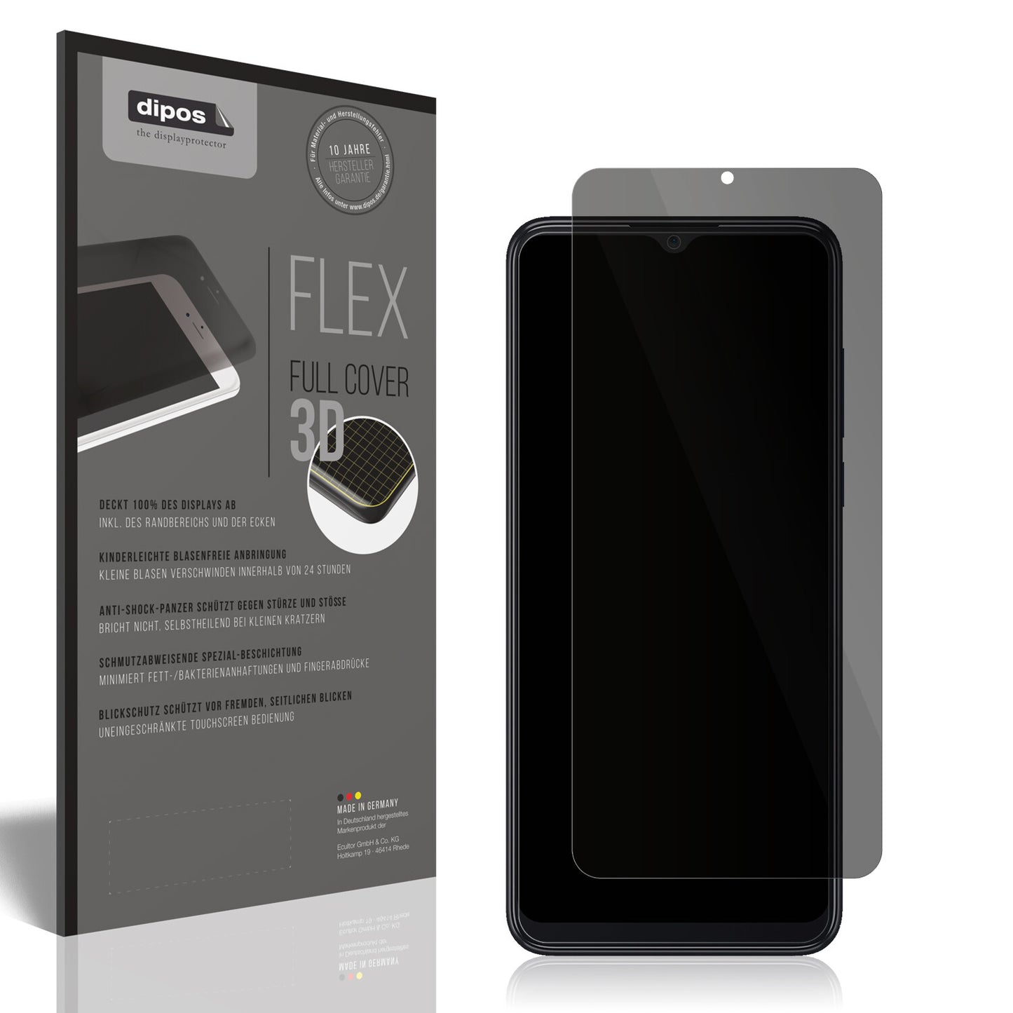 Full Cover Privacy Blickschutzfolie für TCL 306