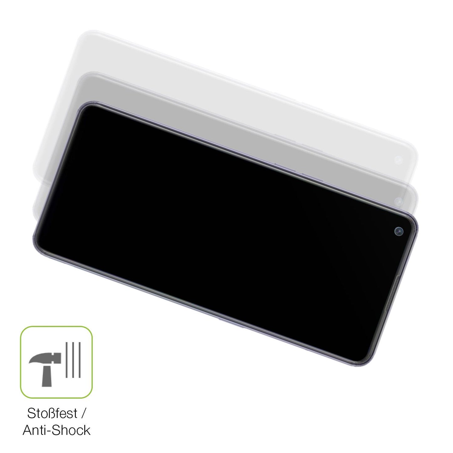 2x Full Cover Schutzfolie matt für Oppo Reno 6 Lite