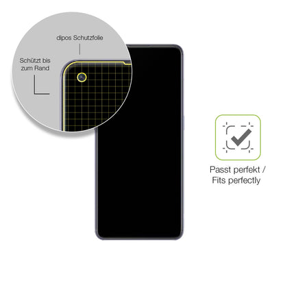 2x Full Cover Schutzfolie matt für Oppo Reno 6 Lite