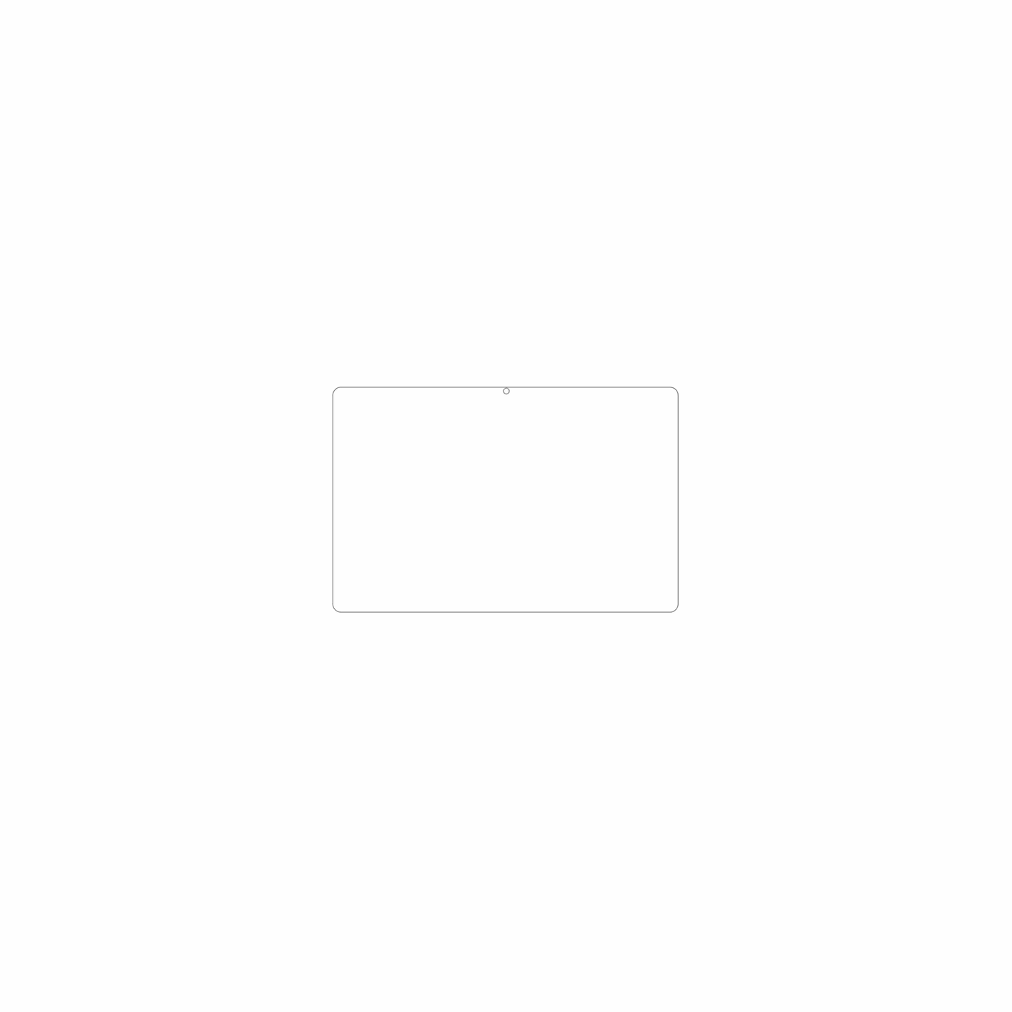 dipos Displayschutz für svitoop11-t11, mattierte Oberfläche, geringe Dicke und perfekte Passform