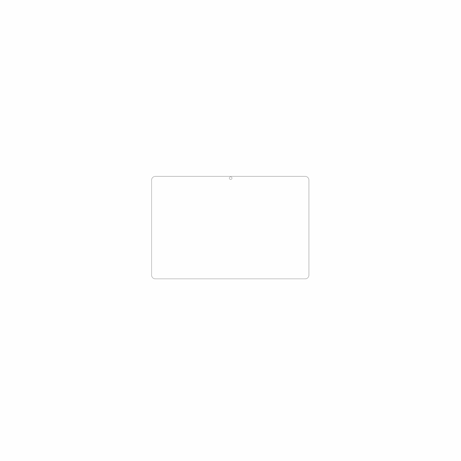 dipos Displayschutz für svitoop11-t11, mattierte Oberfläche, geringe Dicke und perfekte Passform
