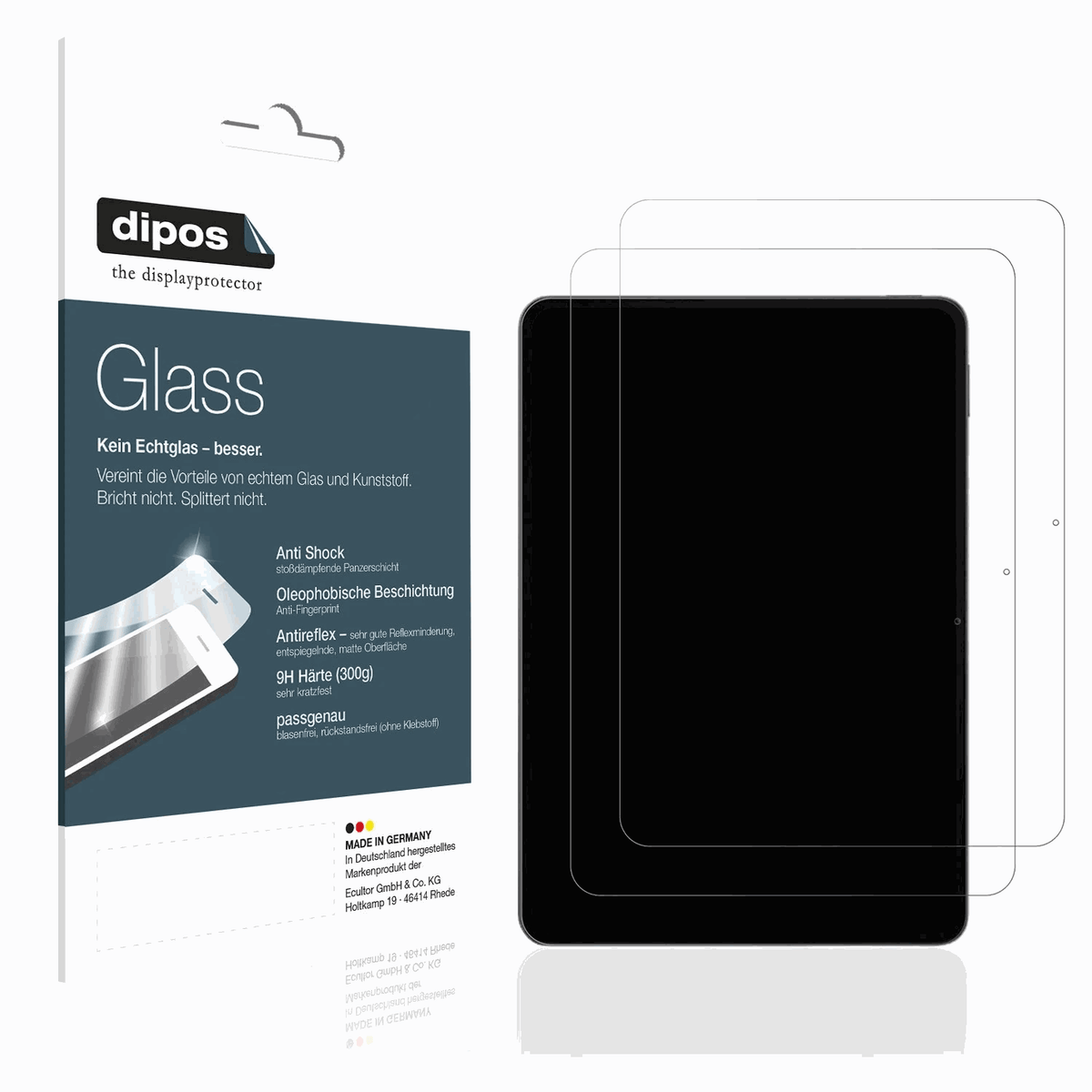 2x 9H Schutzfolie matt für Xiaomi Pad 7 Panzerfolie