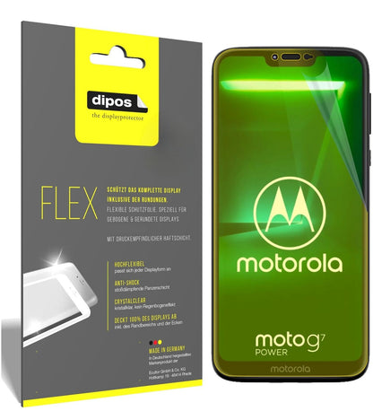 2x 3D Full Cover Schutzfolie für Motorola Moto G7 Power