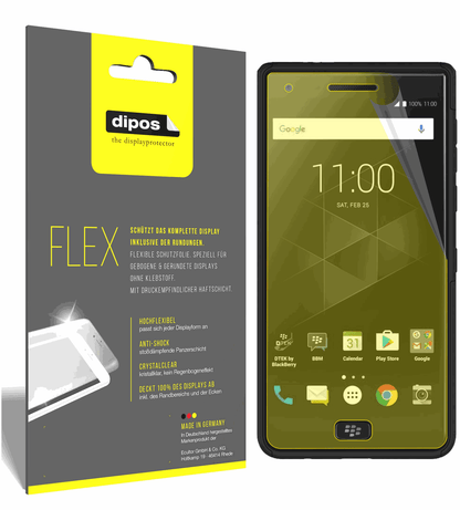 3x 3D Full Cover Schutzfolie für Blackberry Motion
