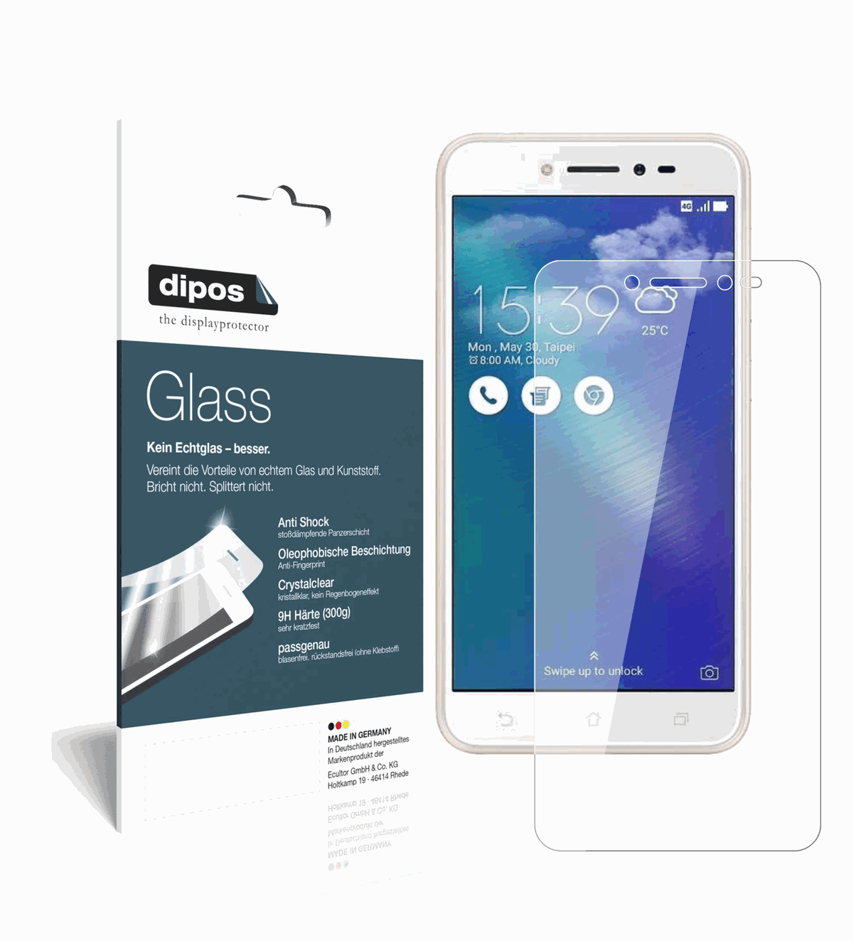 2x 9H Schutzfolie für Asus ZenFone Live ZB501KL Panzerfolie