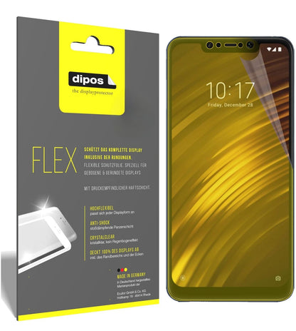2x 3D Full Cover Schutzfolie für Xiaomi Pocophone F1