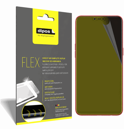 2x 3D Full Cover Schutzfolie für OPPO A3S