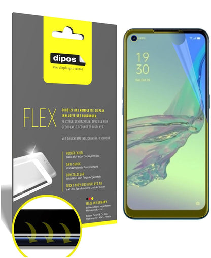 2x 3D Full Cover Schutzfolie für Oppo A53 (2020)