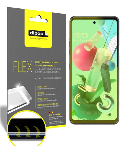 2x 3D Full Cover Schutzfolie für LG Q92
