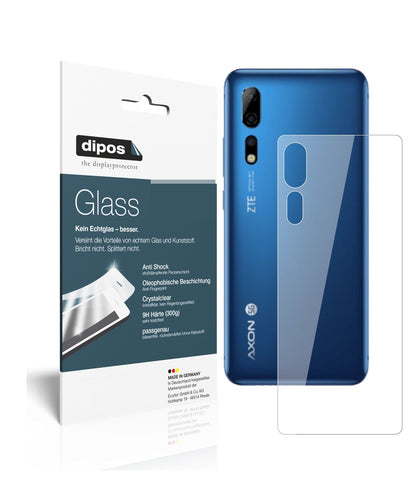 2x 9H Schutzfolie für ZTE Axon 10s Pro Rückseite Panzerfolie
