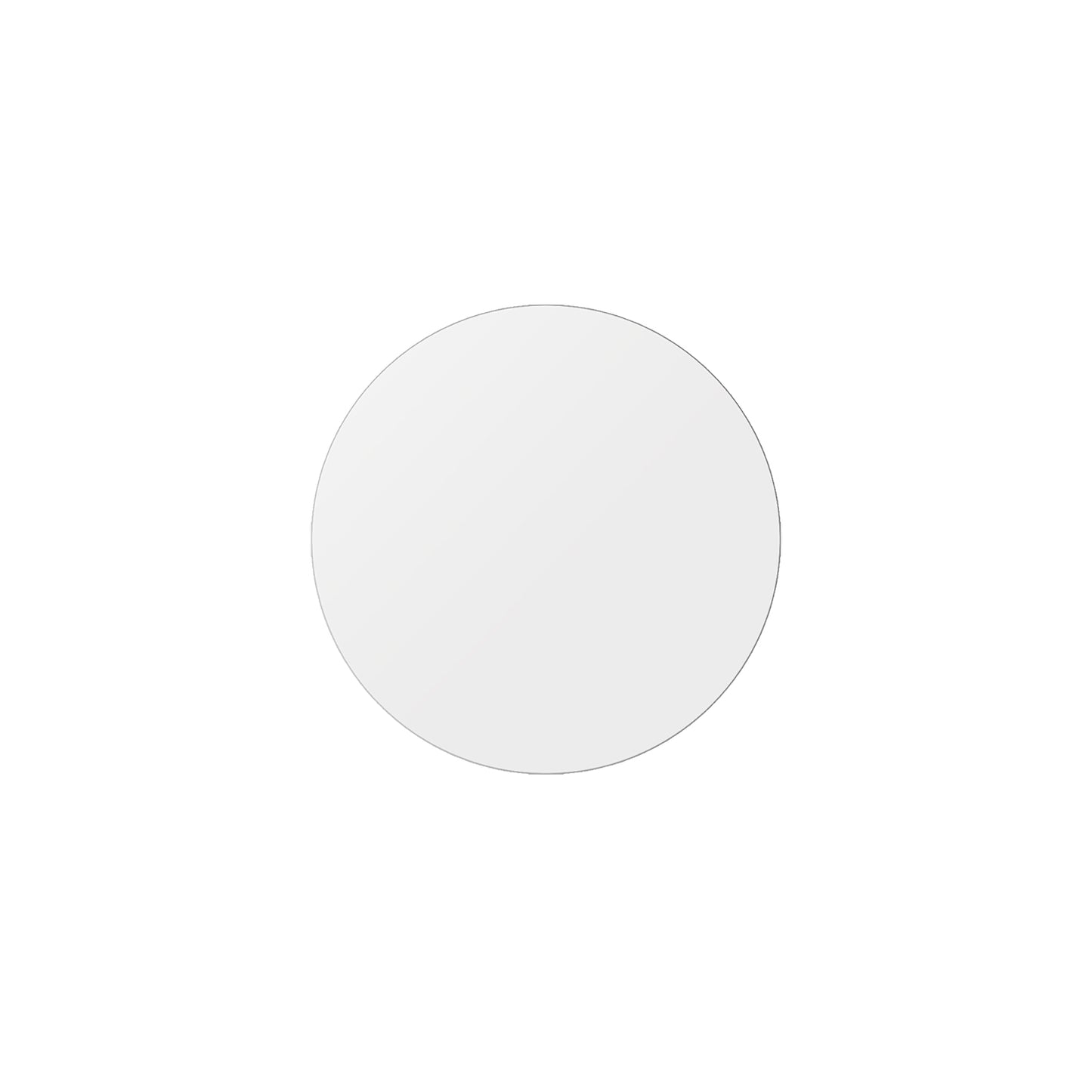 dipos Displayschutz für 47mm Durchmesser Uhr, mattierte Oberfläche, geringe Dicke und perfekte Passform