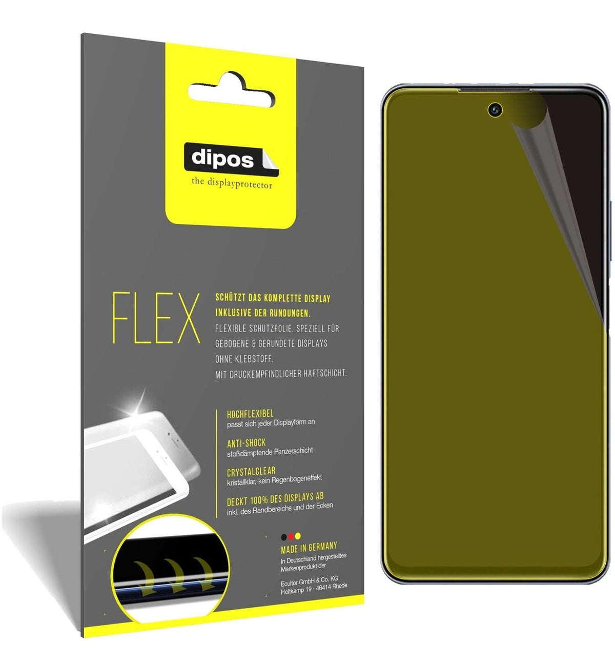 2x 3D Full Cover Schutzfolie für Honor 10X Lite
