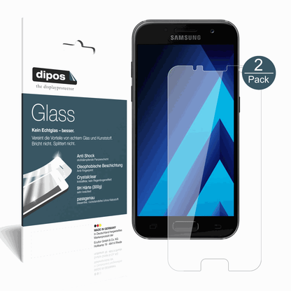 2x 9H Schutzfolie für Samsung Galaxy A5 (2017) Panzerfolie