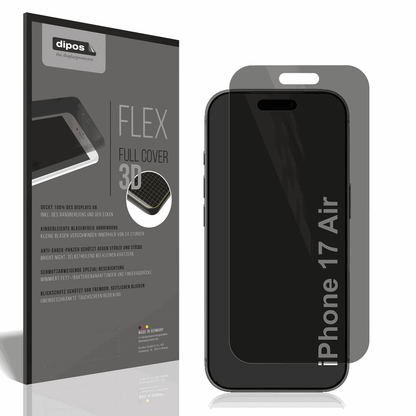 Full Cover Privacy Blickschutzfolie für Apple iPhone 17 Air