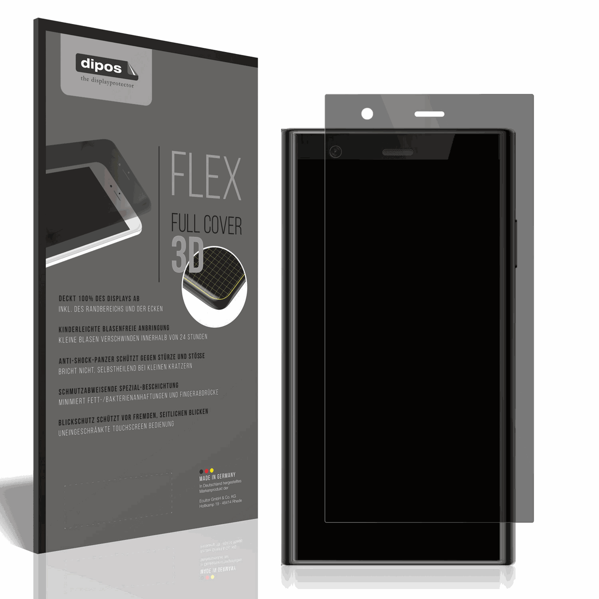 Full Cover Privacy Blickschutzfolie für ATEVENSE S23 Mini Smartphone
