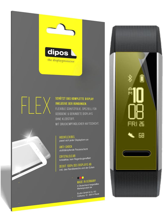 3x 3D Full Cover Schutzfolie für Huawei Band 2 Pro