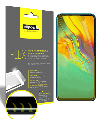 3x 3D Full Cover Schutzfolie für Infinix Note 7 Lite