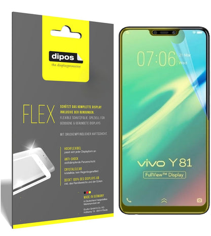 2x 3D Full Cover Schutzfolie für Vivo Y81