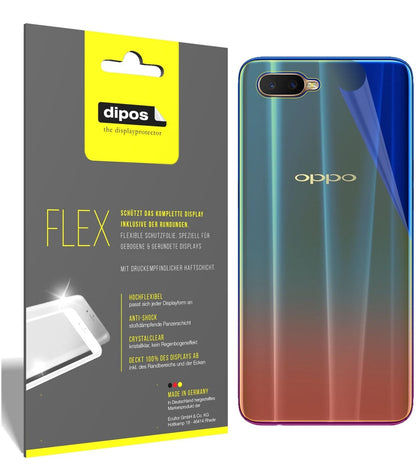 2x 3D Full Cover Schutzfolie für Oppo K1 Rückseite