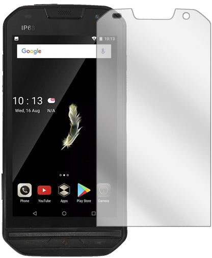 Klare Displayschutzfolie von dipos passend für Doogee S30, präziser Zuschnitt und blasenfrei montiert