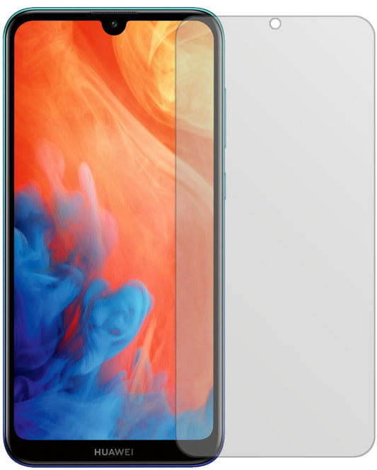 Matte Displayschutzfolie von dipos passend für Huawei Y7 Prime (2019), präziser Zuschnitt und blasenfrei montiert