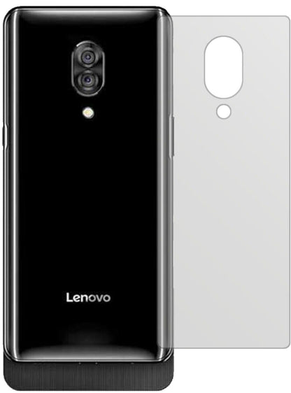 Matte Displayschutzfolie von dipos passend für Lenovo Z5 Pro GT Rückseite, präziser Zuschnitt und blasenfrei montiert