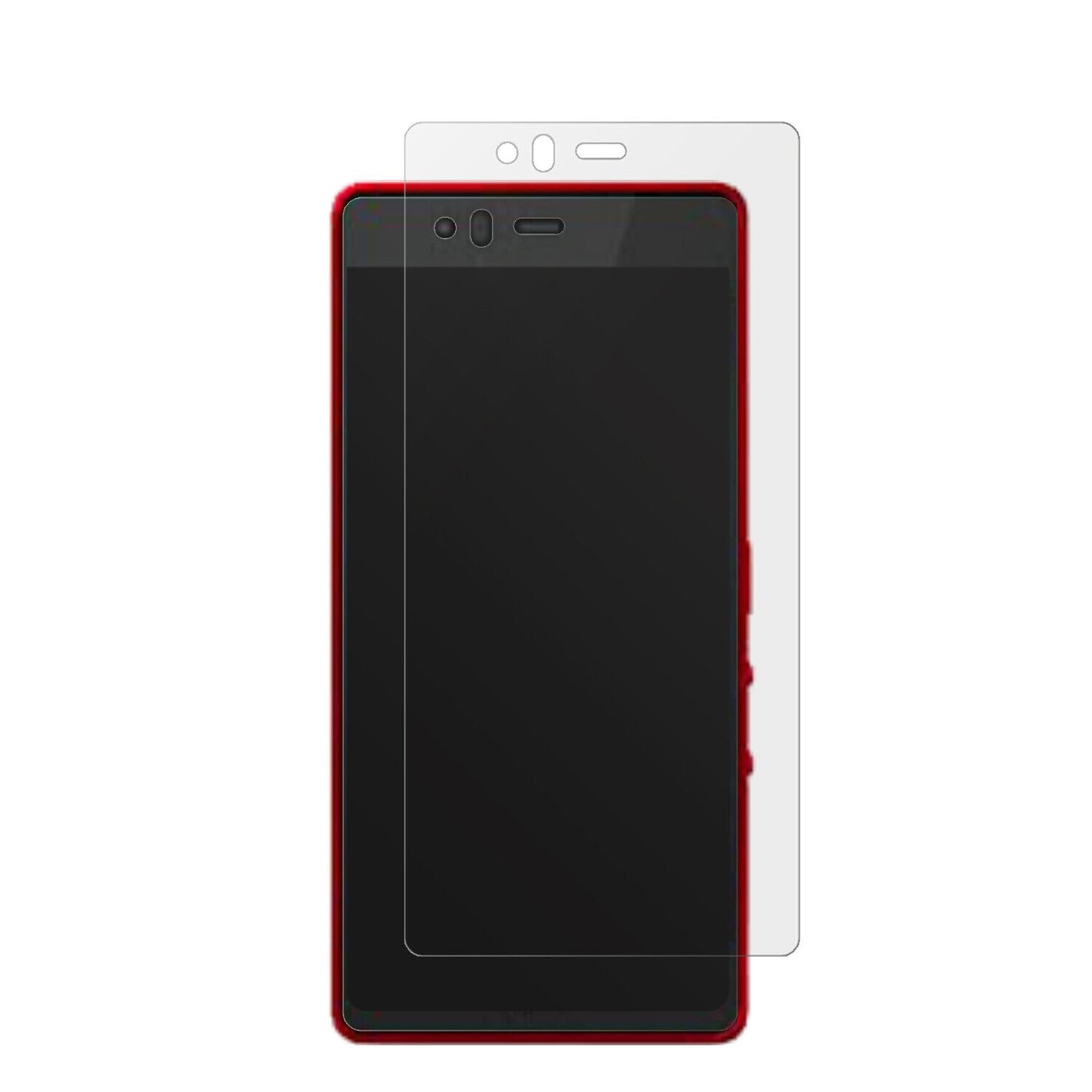 FujitsuArrows M04 mit aufgebrachter dipos Displayschutzfolie, die lästige Fingerabdrücke minimiert