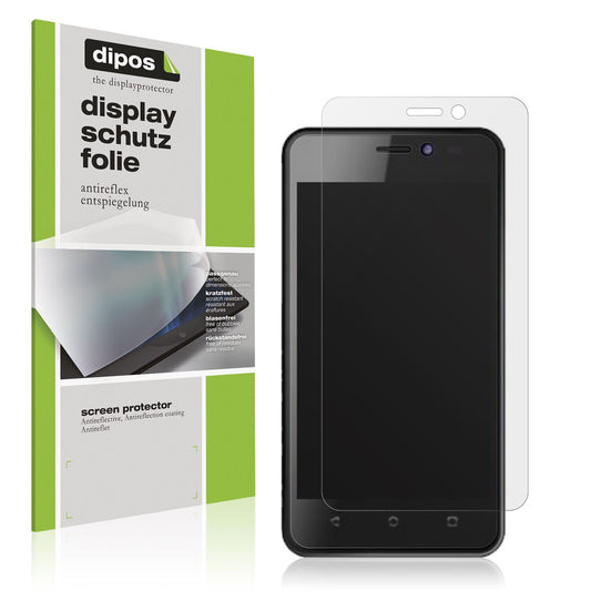 Matte Displayschutzfolie von dipos passend für Krip K4m, präziser Zuschnitt und blasenfrei montiert