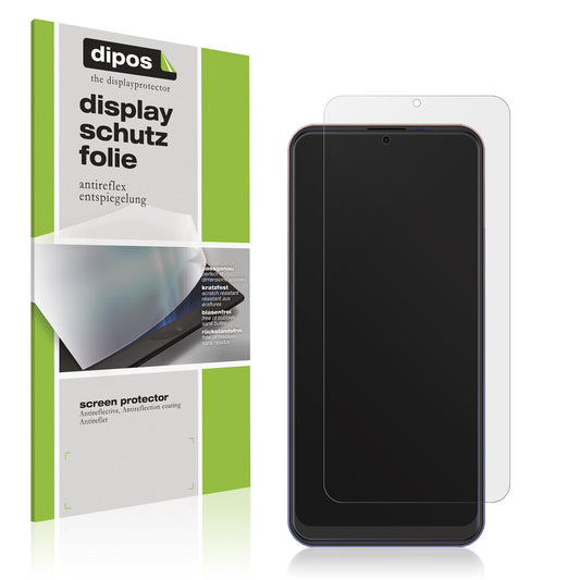 Matte Displayschutzfolie von dipos passend für Symphony Z30, präziser Zuschnitt und blasenfrei montiert