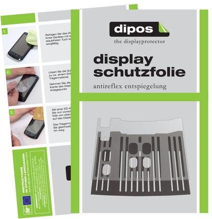 1x Schutzfolie matt für DeLonghi Dinamica ECAM 350.15.B Tropfblech Display-Schutzfolie